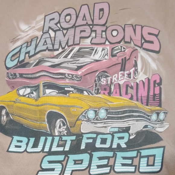 Graphic Sweatshirt with Racing Car Design - Picture 2 of 5